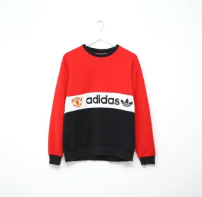 1984 MANCHESTER UNITED adidas Originals Football Crew Sweatshirt Jumper (M)