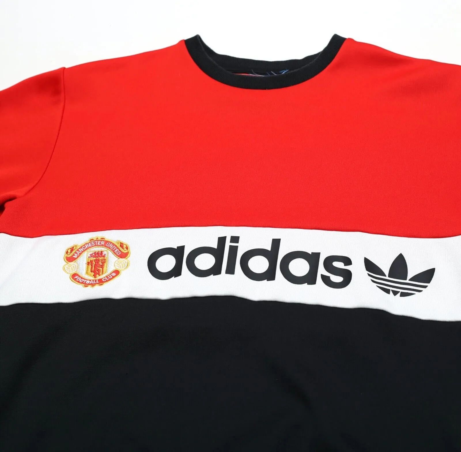 1984 MANCHESTER UNITED adidas Originals Football Crew Sweatshirt Jumper (M)