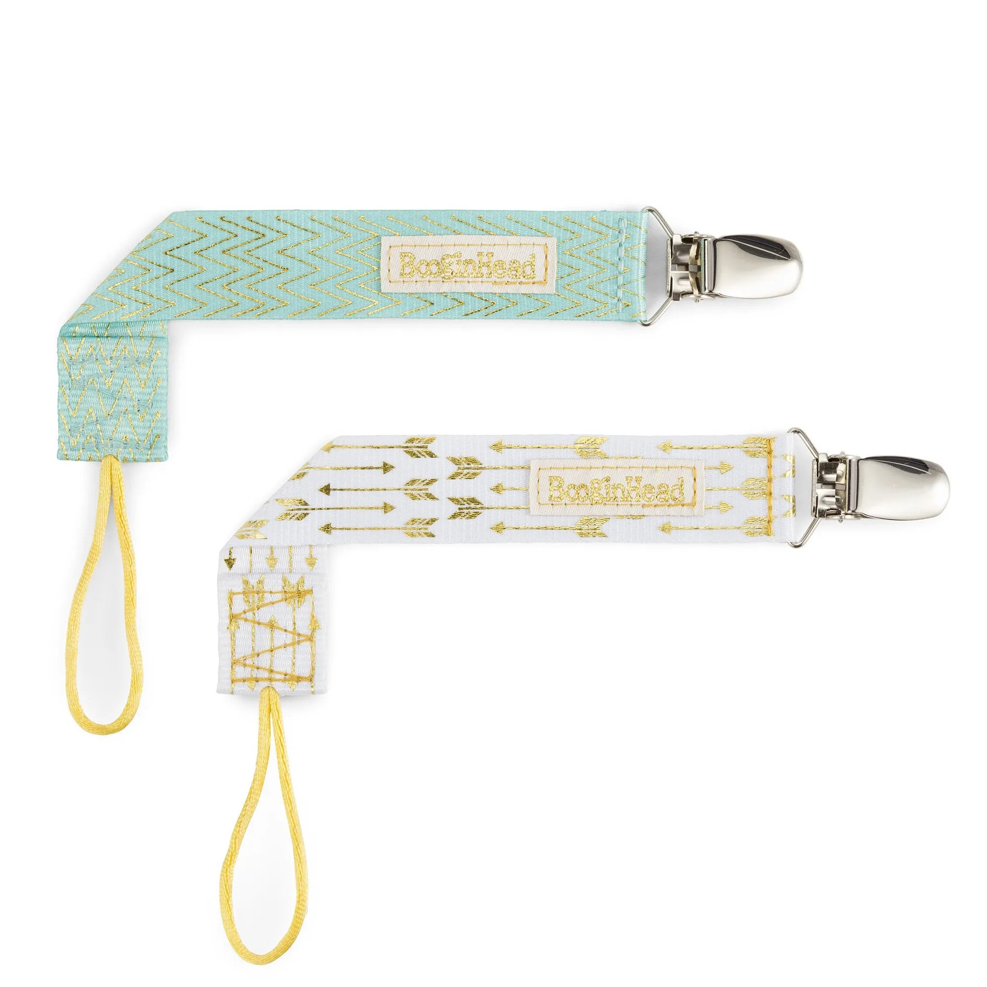 2-Pack Luxury Pacifier Clips