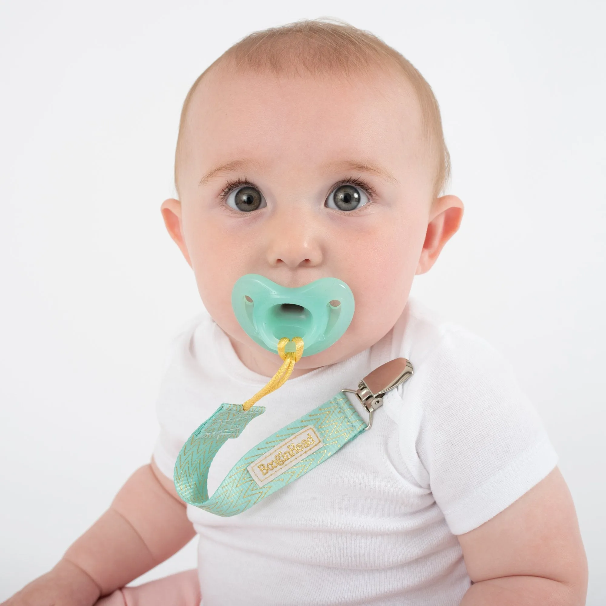 2-Pack Luxury Pacifier Clips