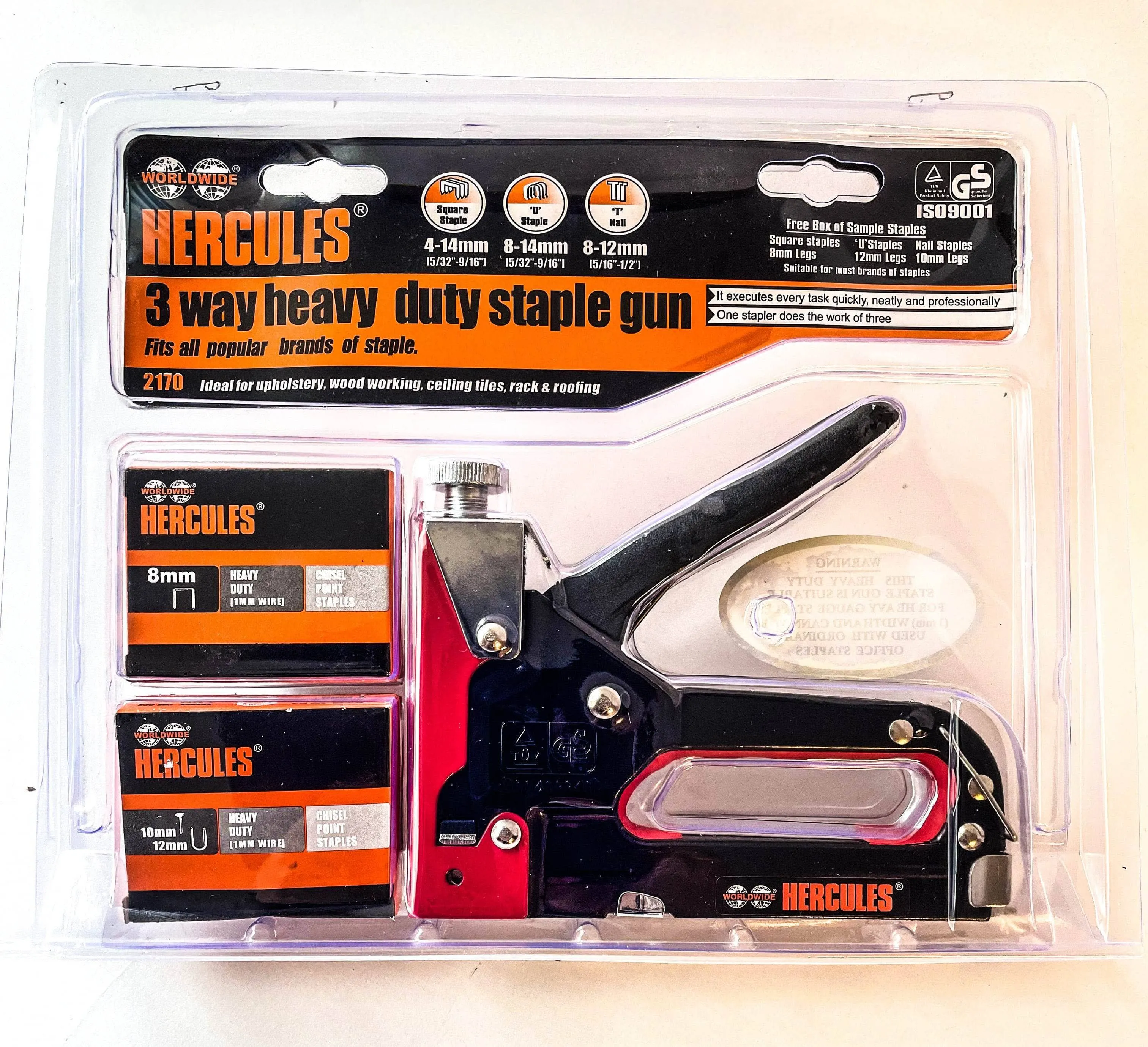 3-Way Heavy Duty Staple Gun