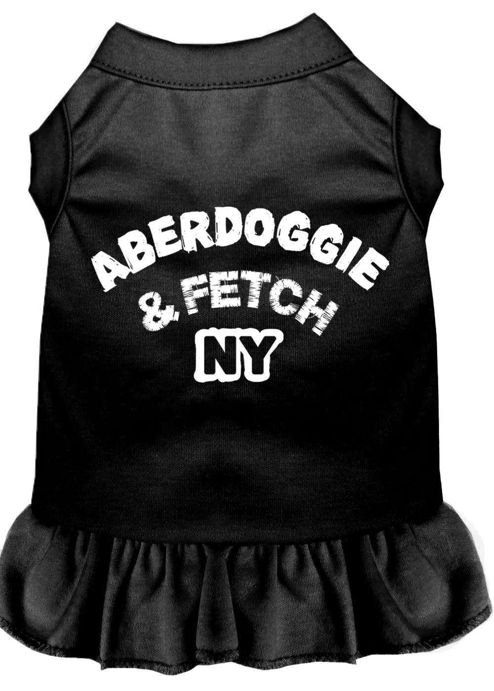 Aberdoggie Ny Screen Print Dress Black Xxl (18)