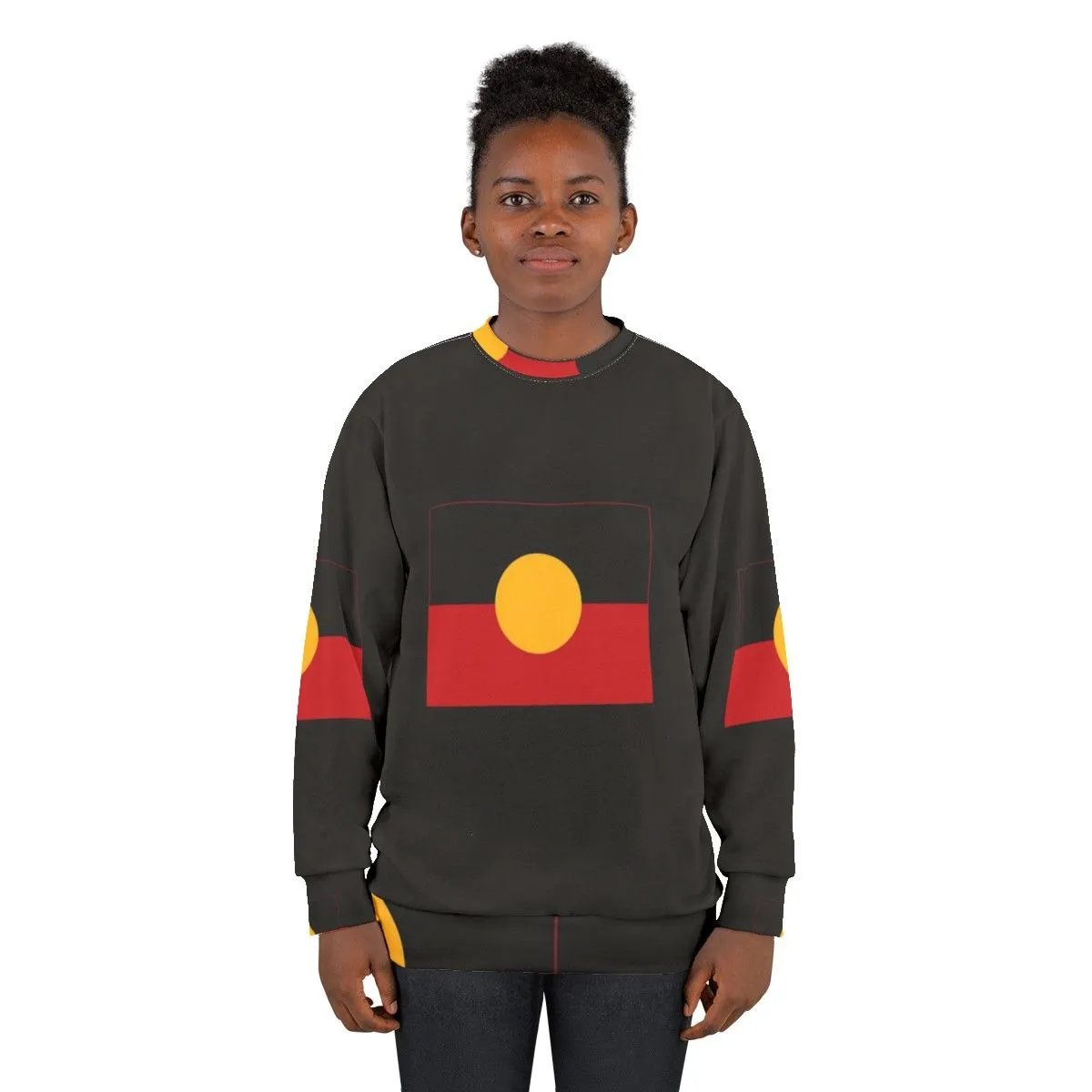 Aboriginal Flag Sweatshirt for Australians and Indigenous Peoples