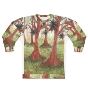 Abstract Nature Sweatshirt - Fantasy Landscape Design