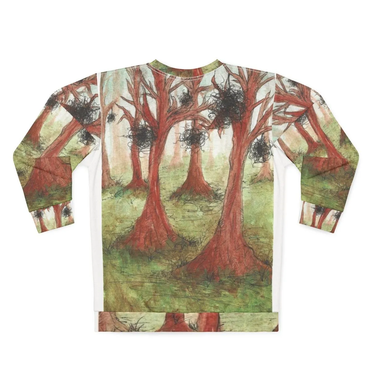 Abstract Nature Sweatshirt - Fantasy Landscape Design