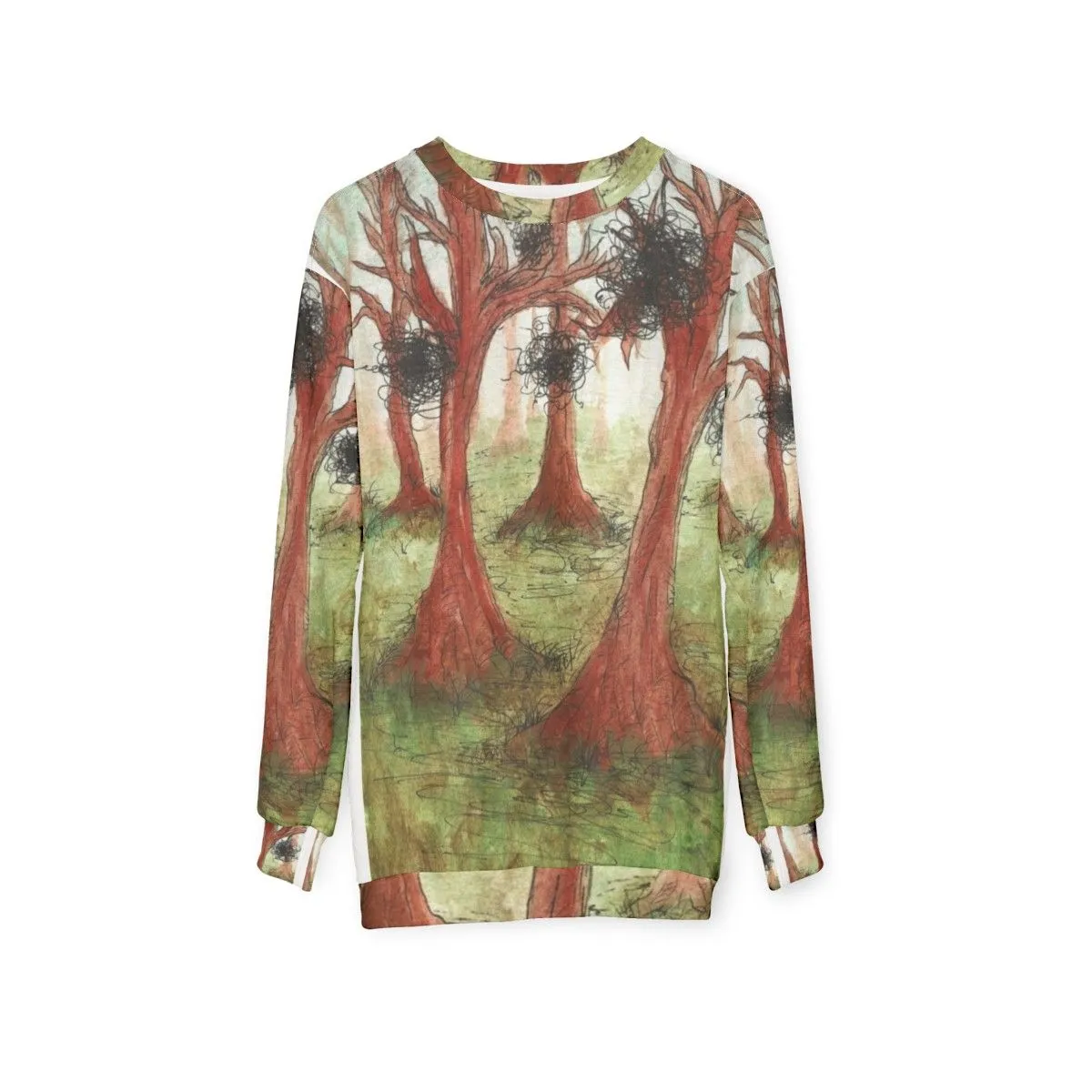 Abstract Nature Sweatshirt - Fantasy Landscape Design