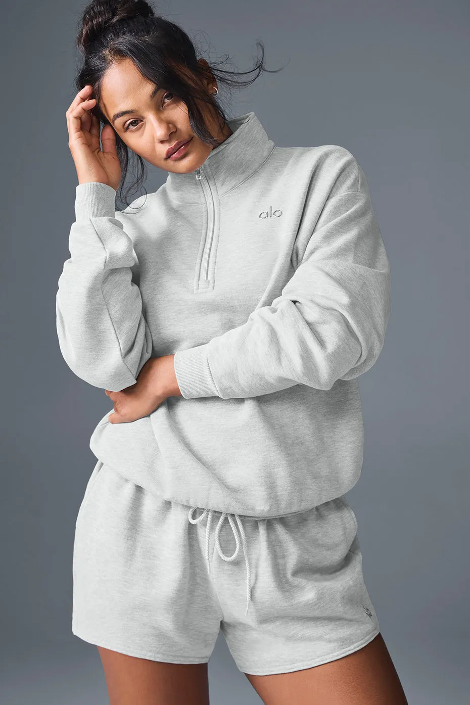 Accolade 1/4 Zip Pullover - Athletic Heather Grey