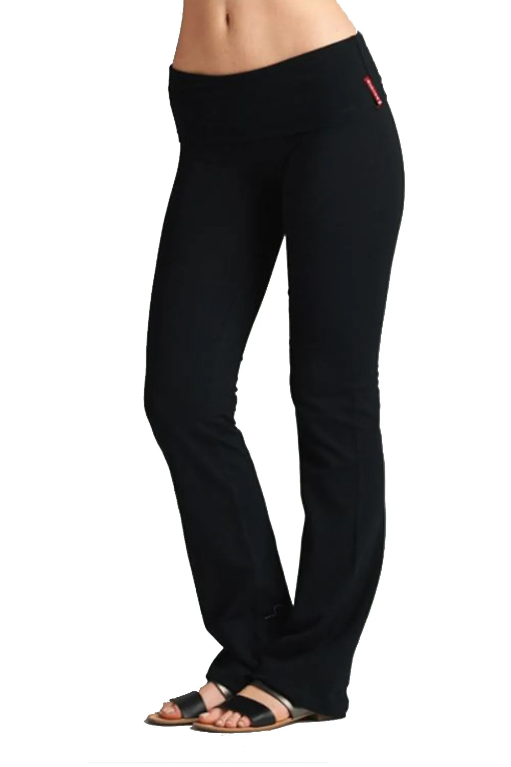 Active Folded Waist Yoga Classic Basic Pants