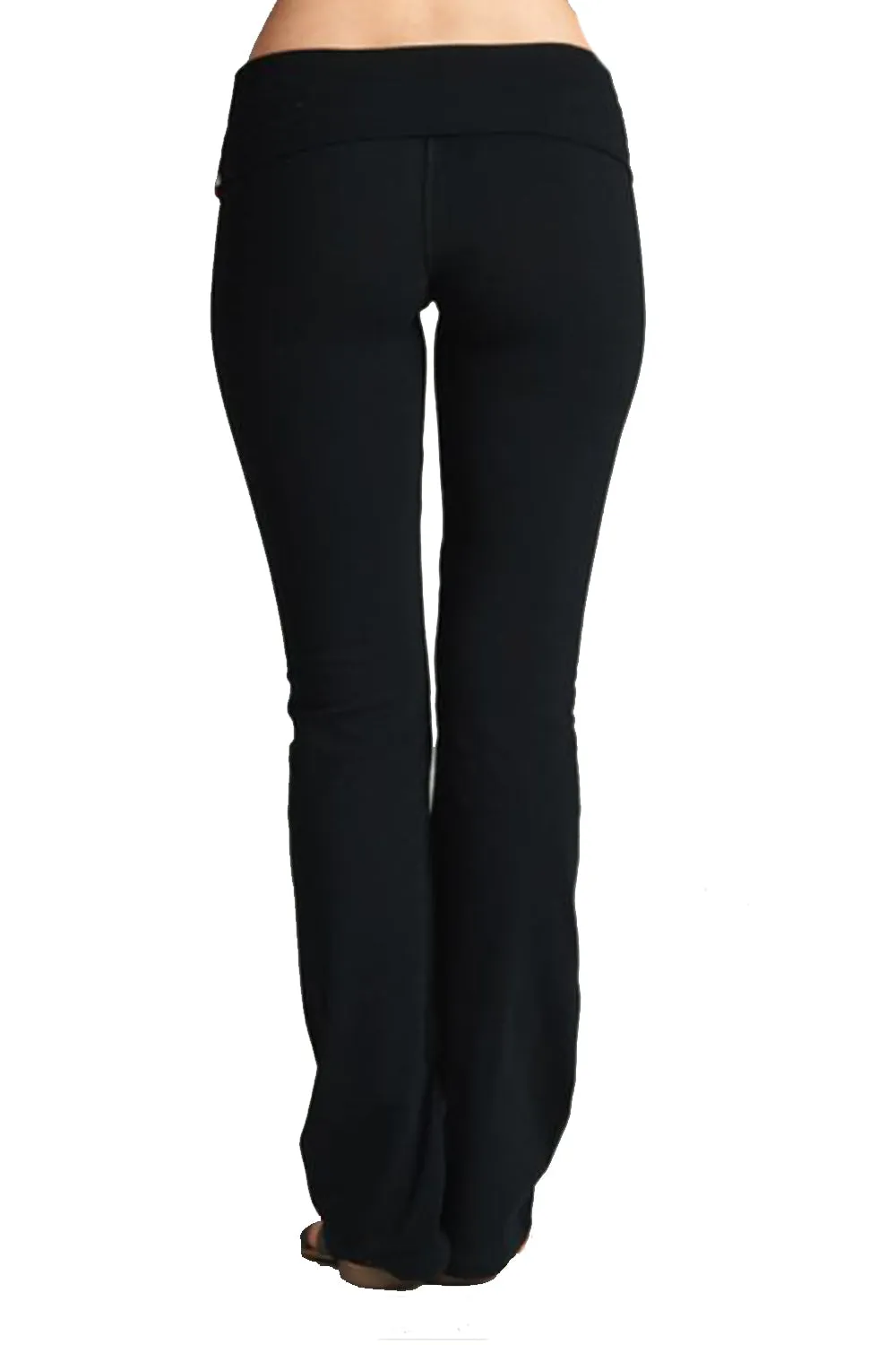 Active Folded Waist Yoga Classic Basic Pants