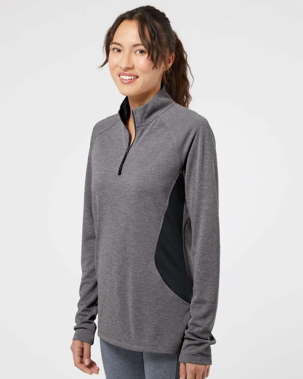 Adidas Ladies Lightweight QuarterZip Pullover