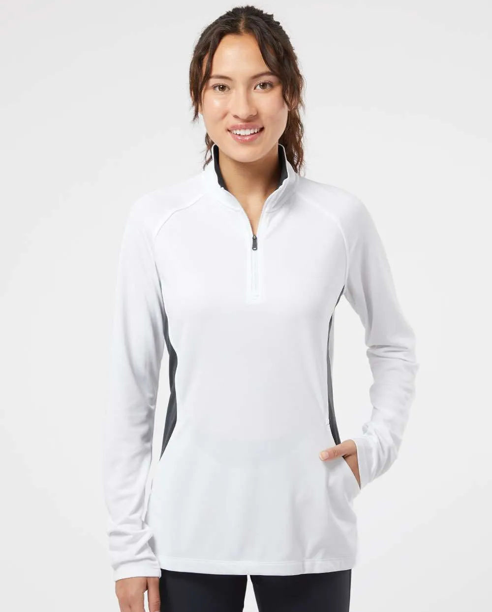 Adidas Ladies Lightweight QuarterZip Pullover