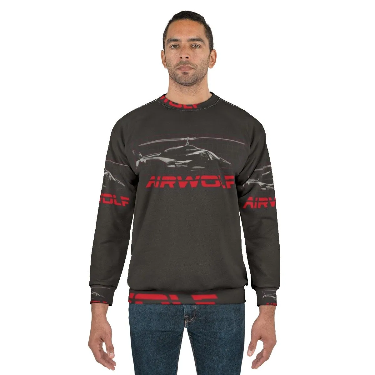 Airwolf Sweatshirt 2 - Retro 80s TV Series Inspired Apparel