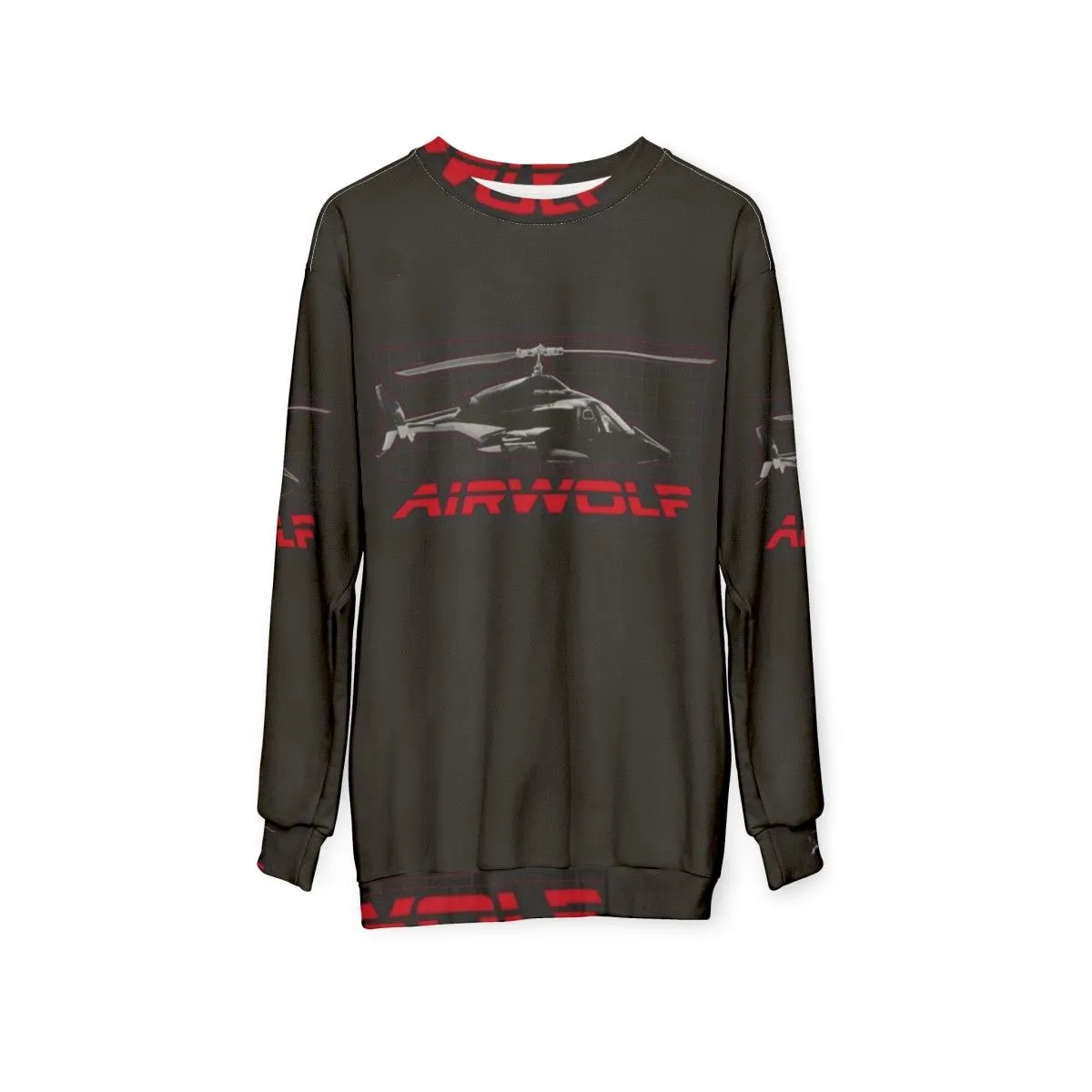 Airwolf Sweatshirt 2 - Retro 80s TV Series Inspired Apparel