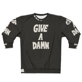 Alex Turner Inspired "Give A Damn" Sweatshirt