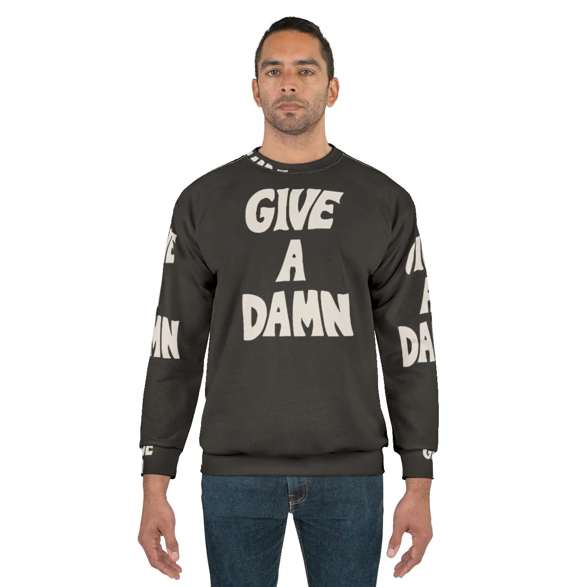 Alex Turner Inspired "Give A Damn" Sweatshirt