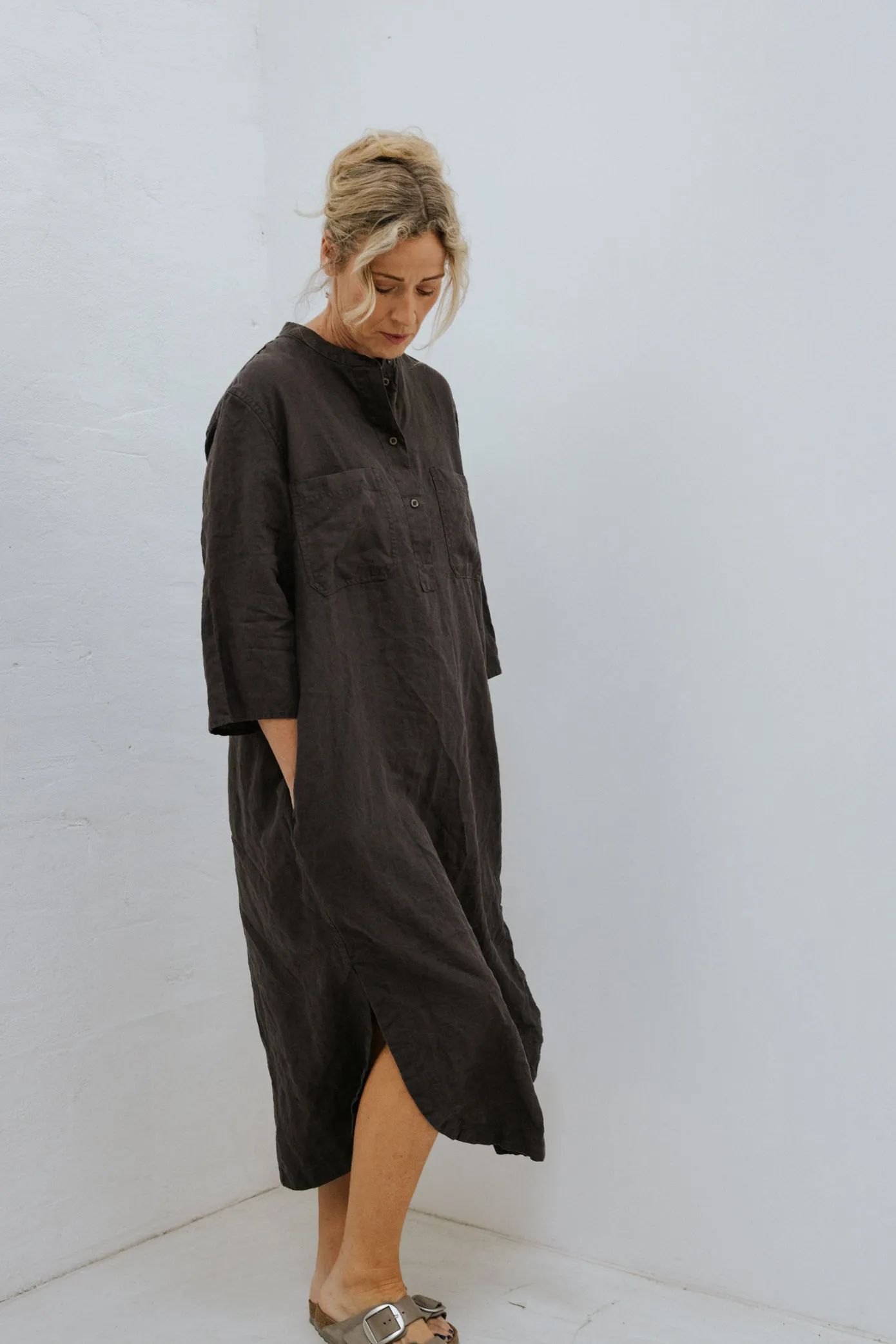 ANNIE MAXI SHIRT DRESS