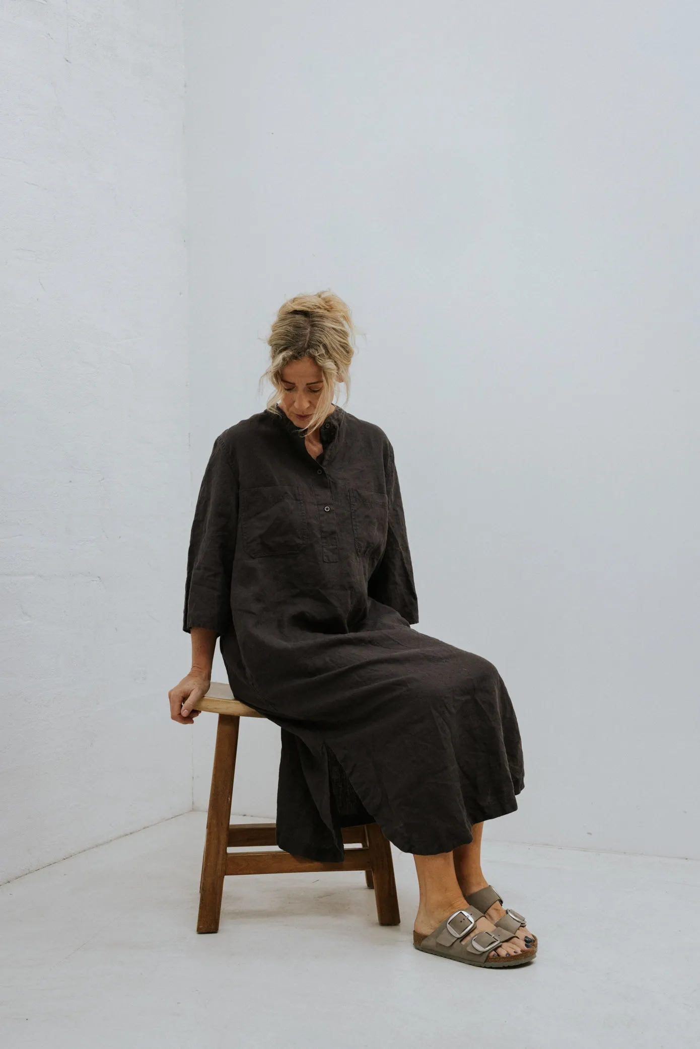 ANNIE MAXI SHIRT DRESS