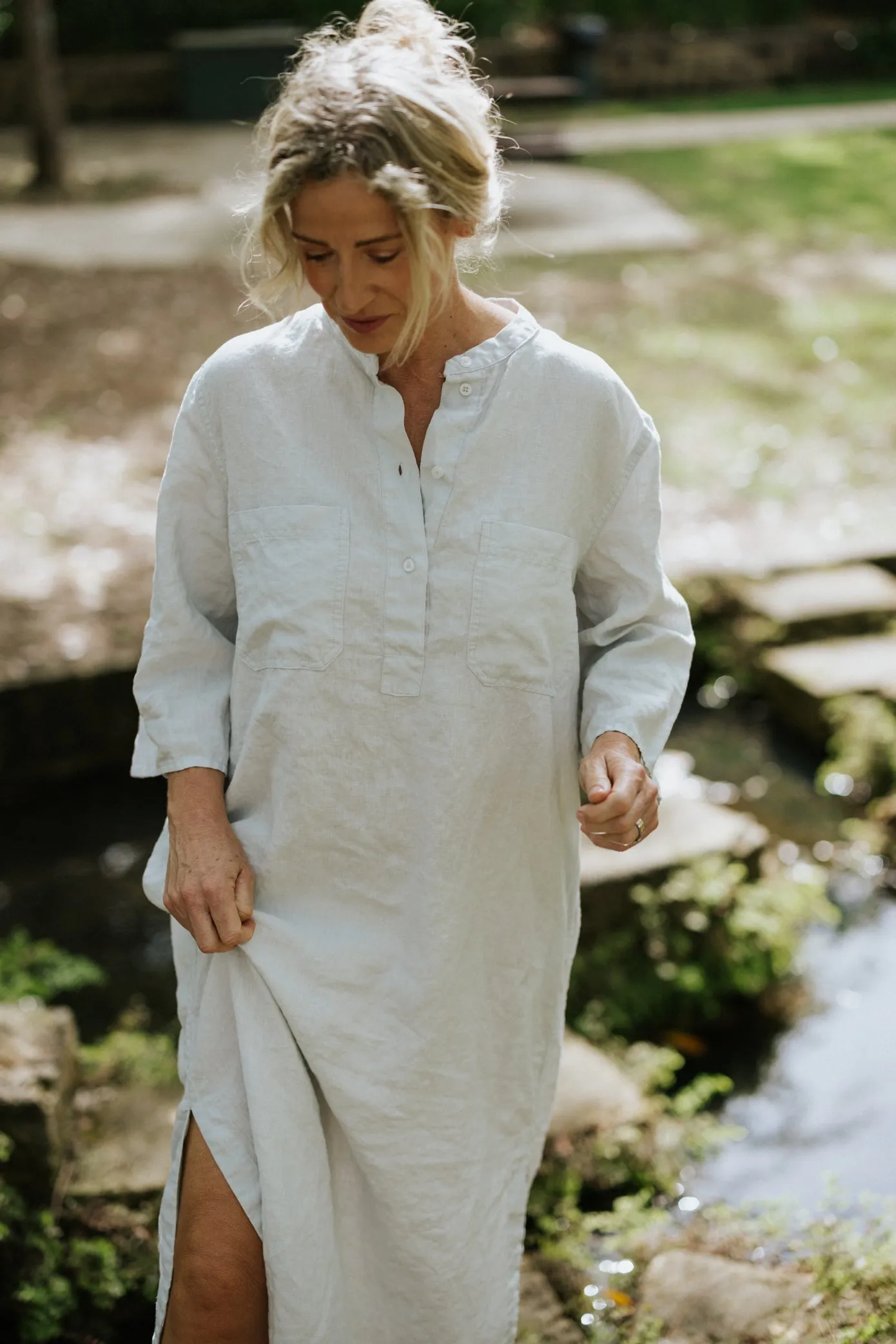 ANNIE MAXI SHIRT DRESS