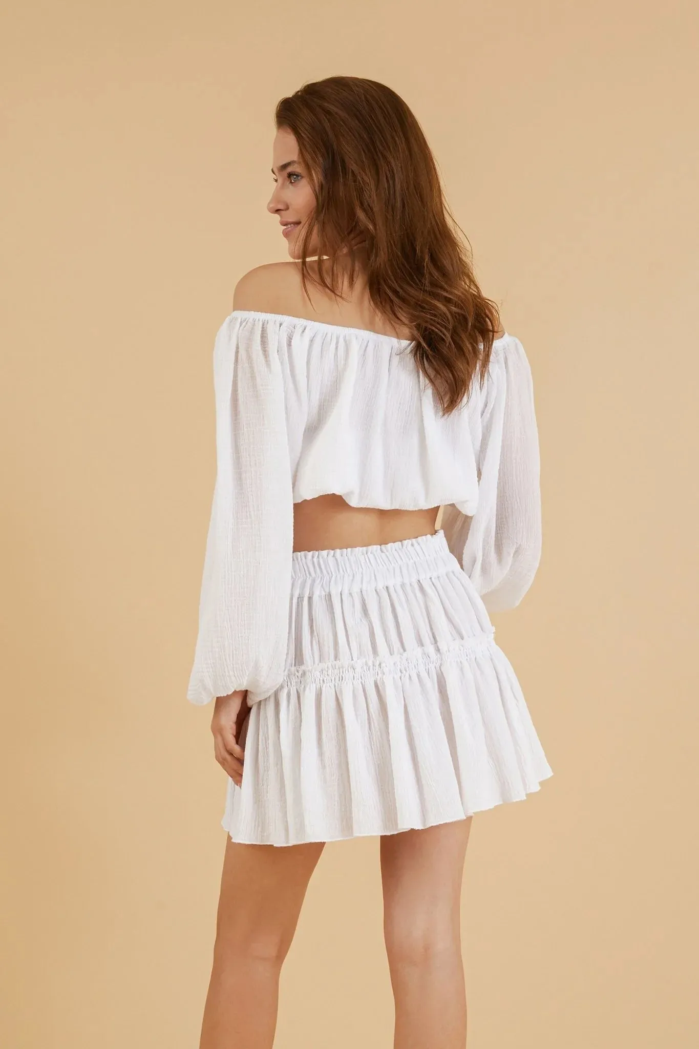 Ash Mini Ruffle Skirt