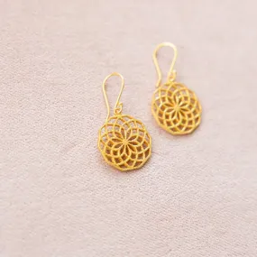 Aurora Mandala Petal Earrings