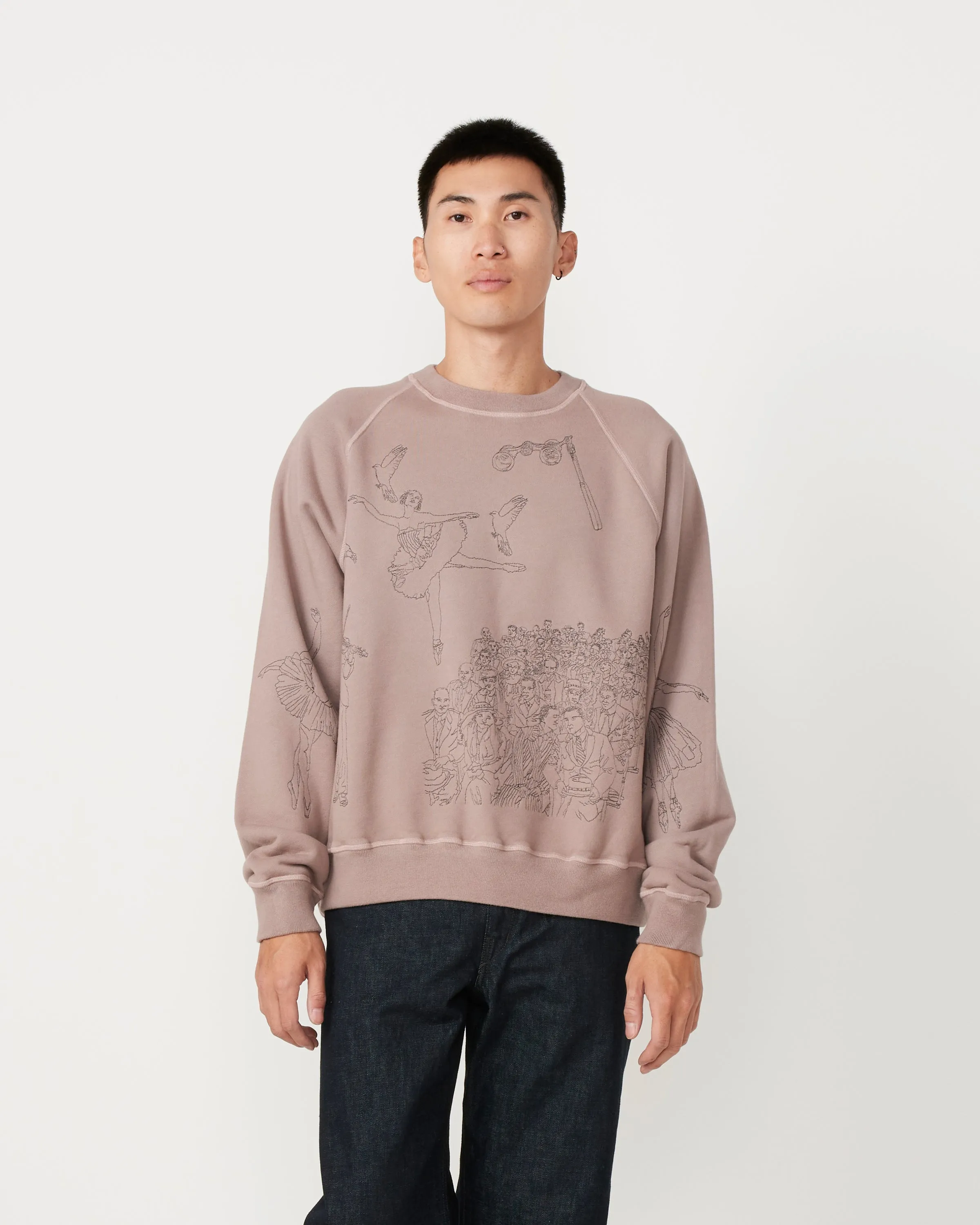 Ballet Crewneck in Lavender