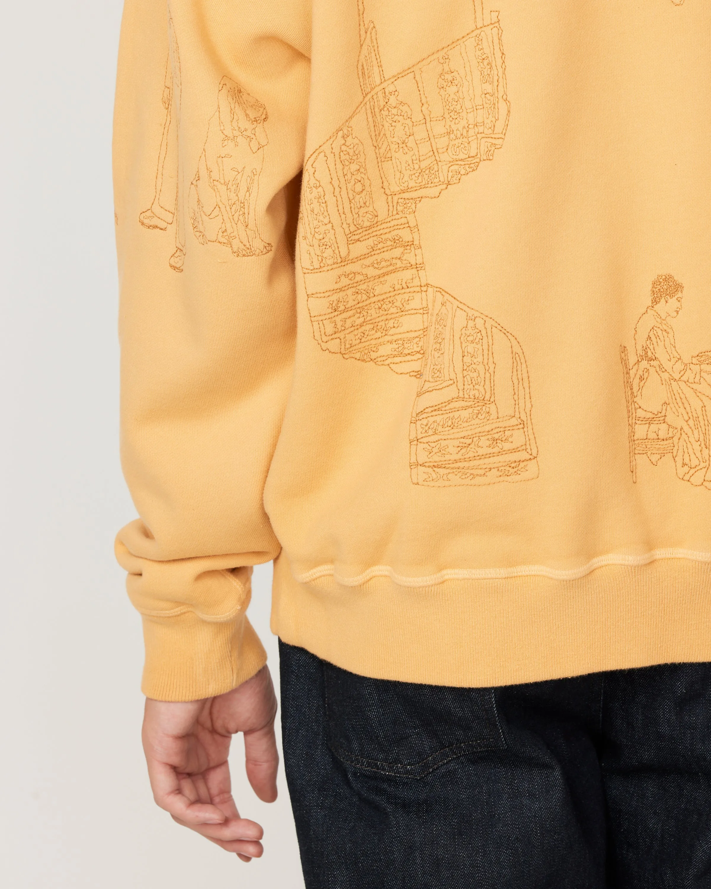 Ballet Crewneck in Sunflower