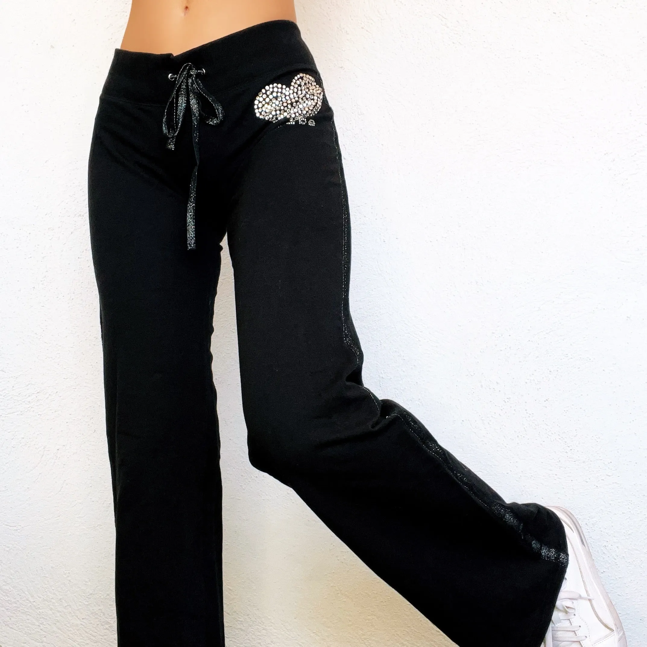 Bebe Rhinestone Lounge Pants