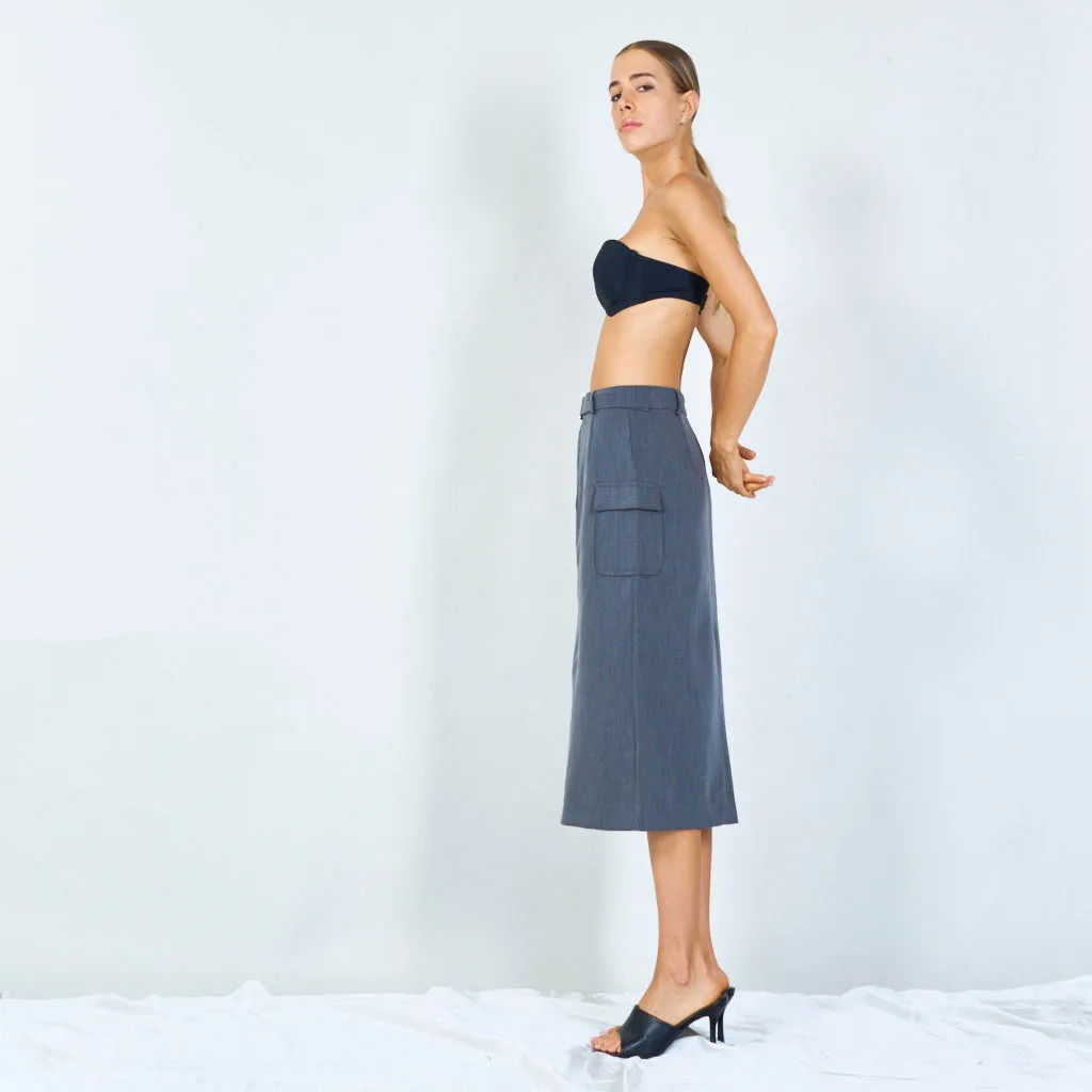 Belted cargo pencil skirt wholesale