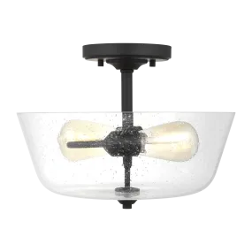 Belton Two Light Ceiling Semi-Flush Mount