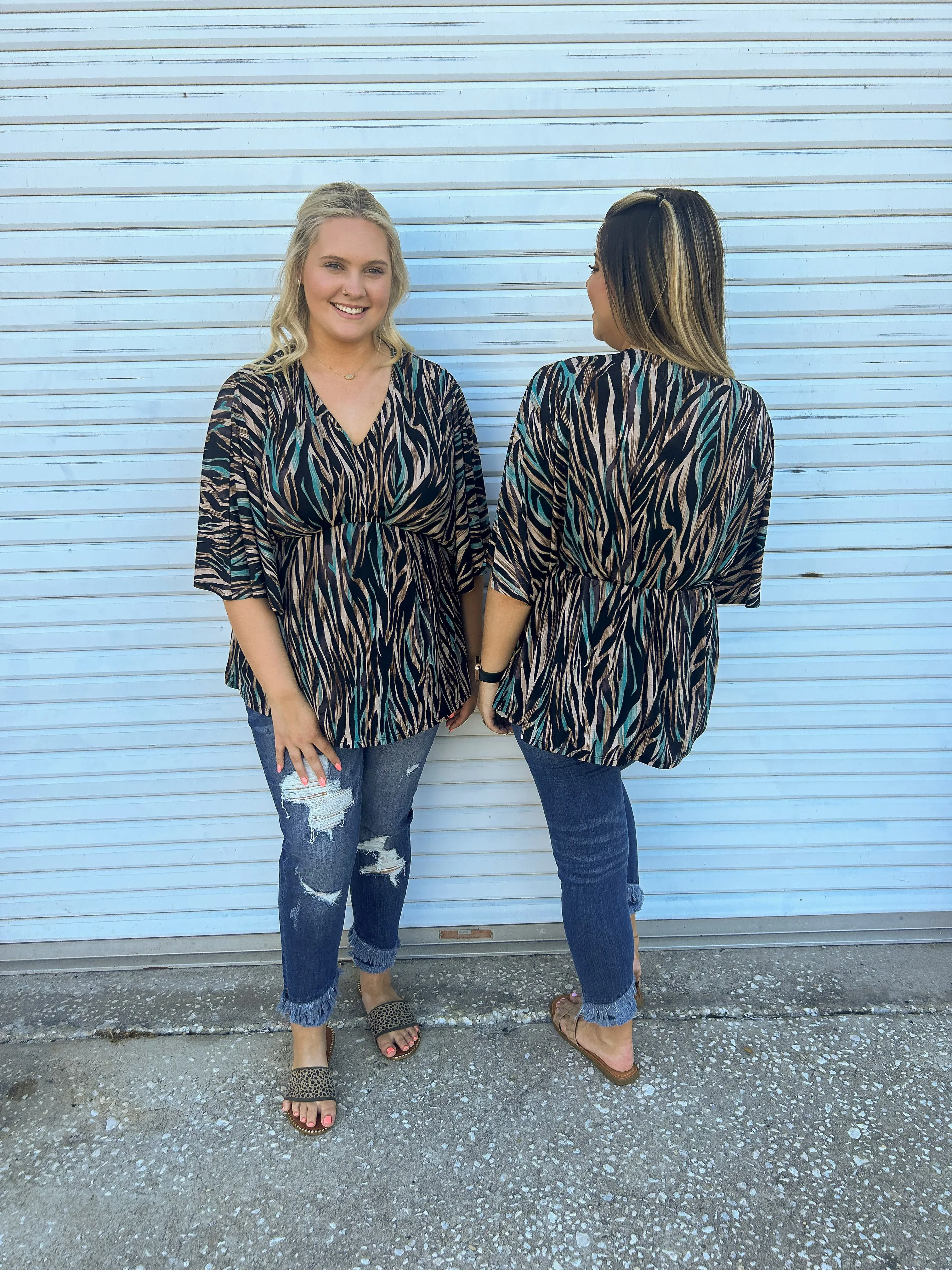 Bengal Blue Stripe Blouse