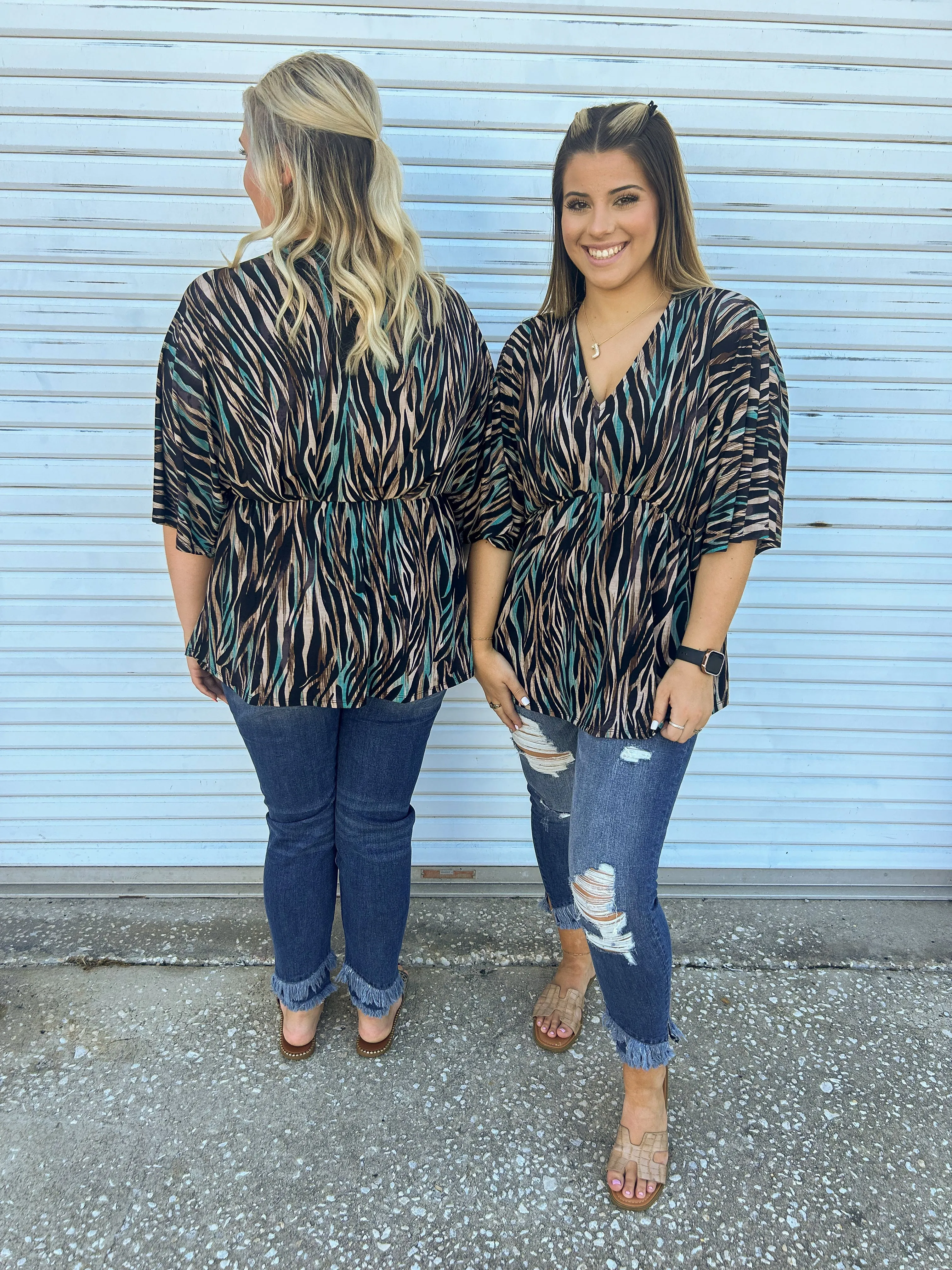 Bengal Blue Stripe Blouse