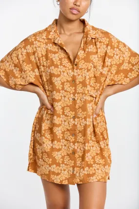 BENOA Aloha shirt dress-Lei