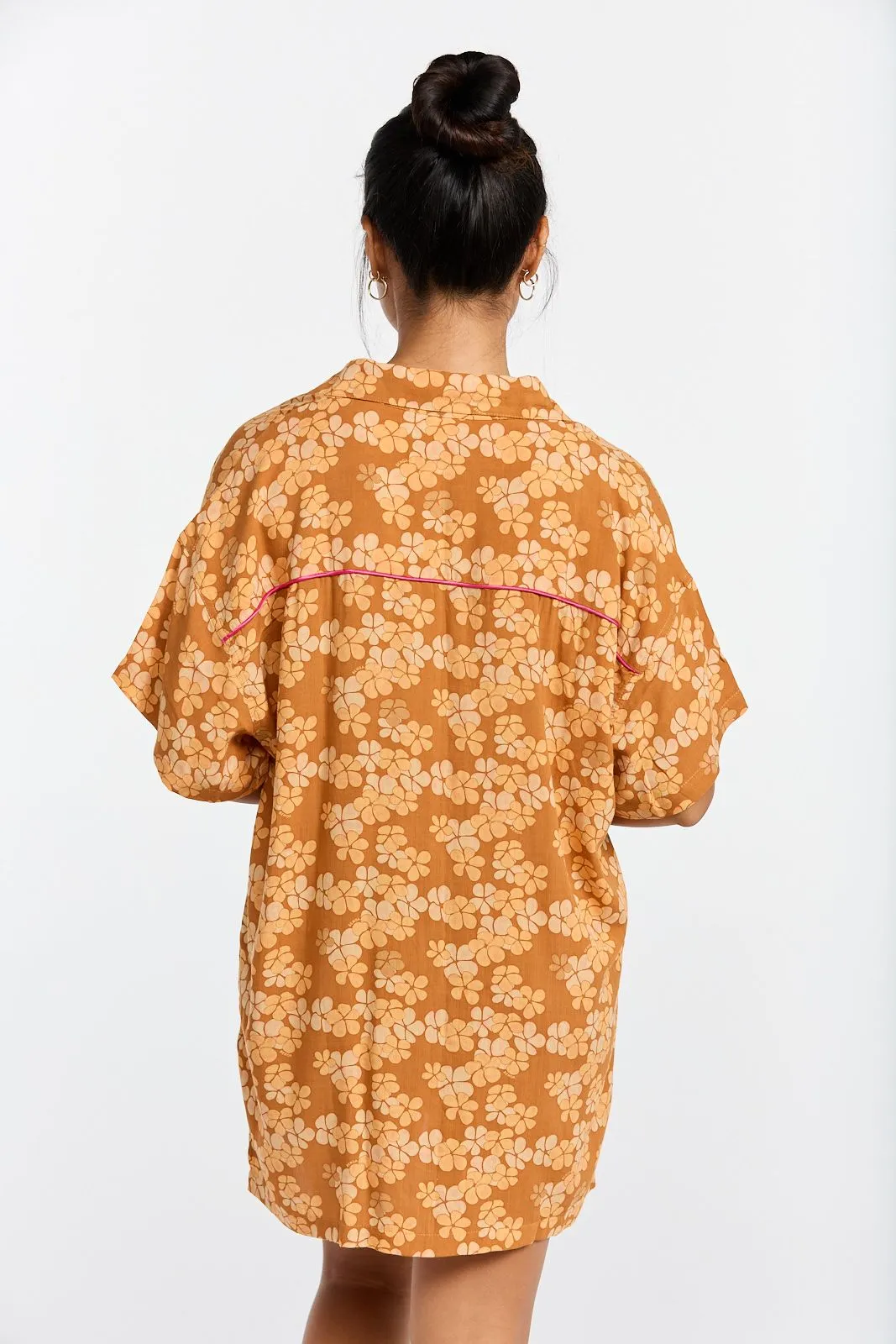 BENOA Aloha shirt dress-Lei