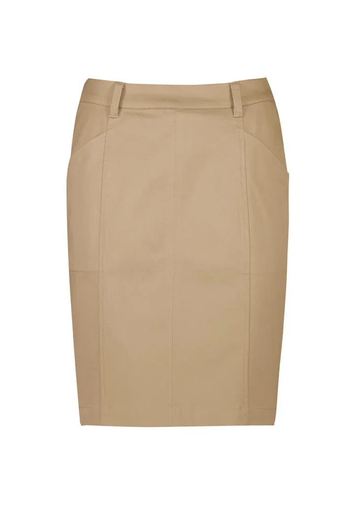 Biz Corp RGS264L Traveller Womens Chino Skirt