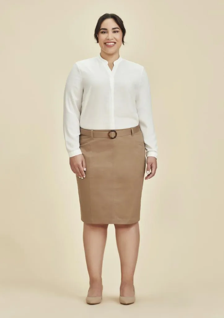 Biz Corp RGS264L Traveller Womens Chino Skirt