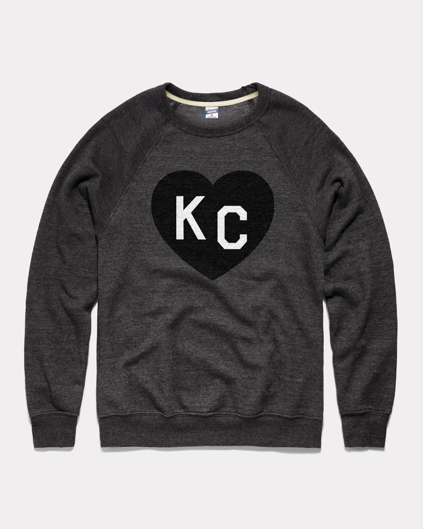 Black KC Heart Crewneck