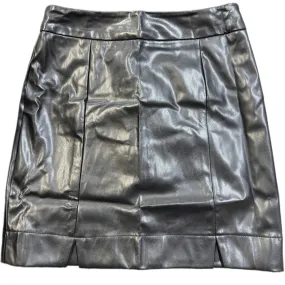 Black Leather Mini Skirt