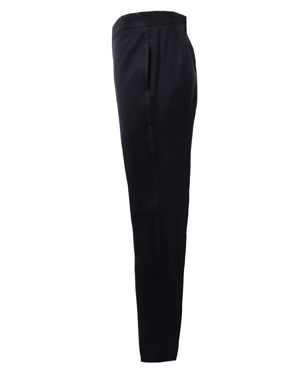 Black Silk Formal Pants