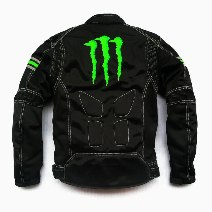 Black Varsity Jacket Racer Jacket Motorcycle Cycling Clothing Male Horse Riding Clothing Motorcycle Jacket Racing Suit