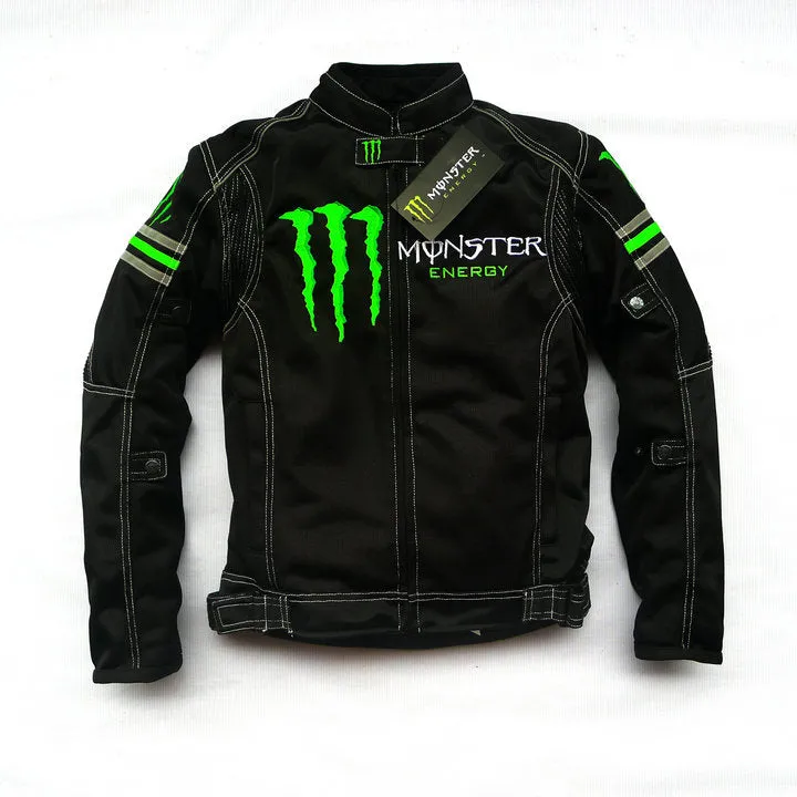 Black Varsity Jacket Racer Jacket Motorcycle Cycling Clothing Male Horse Riding Clothing Motorcycle Jacket Racing Suit