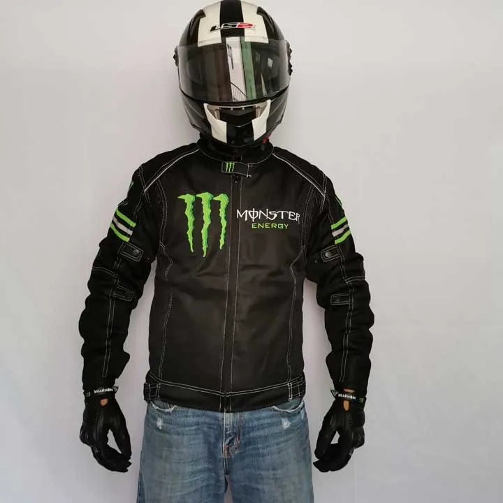 Black Varsity Jacket Racer Jacket Motorcycle Cycling Clothing Male Horse Riding Clothing Motorcycle Jacket Racing Suit