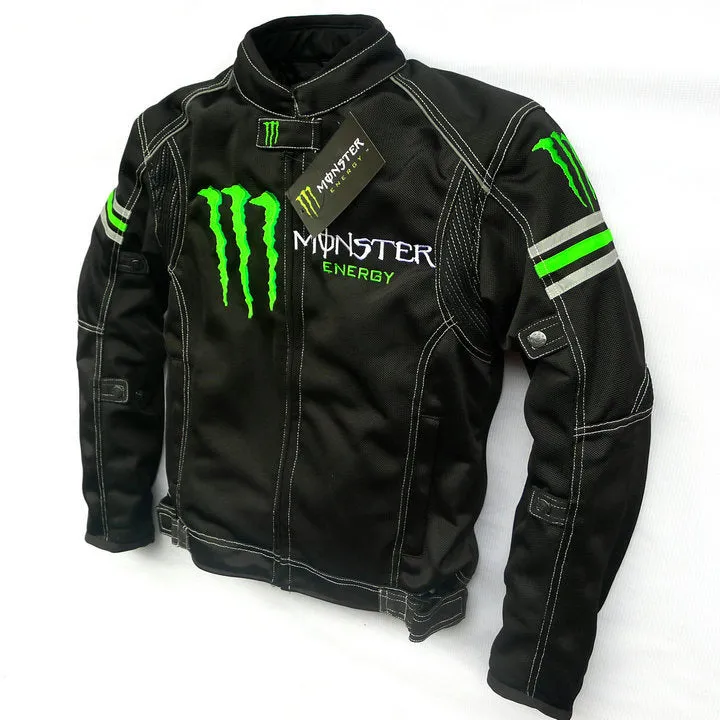 Black Varsity Jacket Racer Jacket Motorcycle Cycling Clothing Male Horse Riding Clothing Motorcycle Jacket Racing Suit