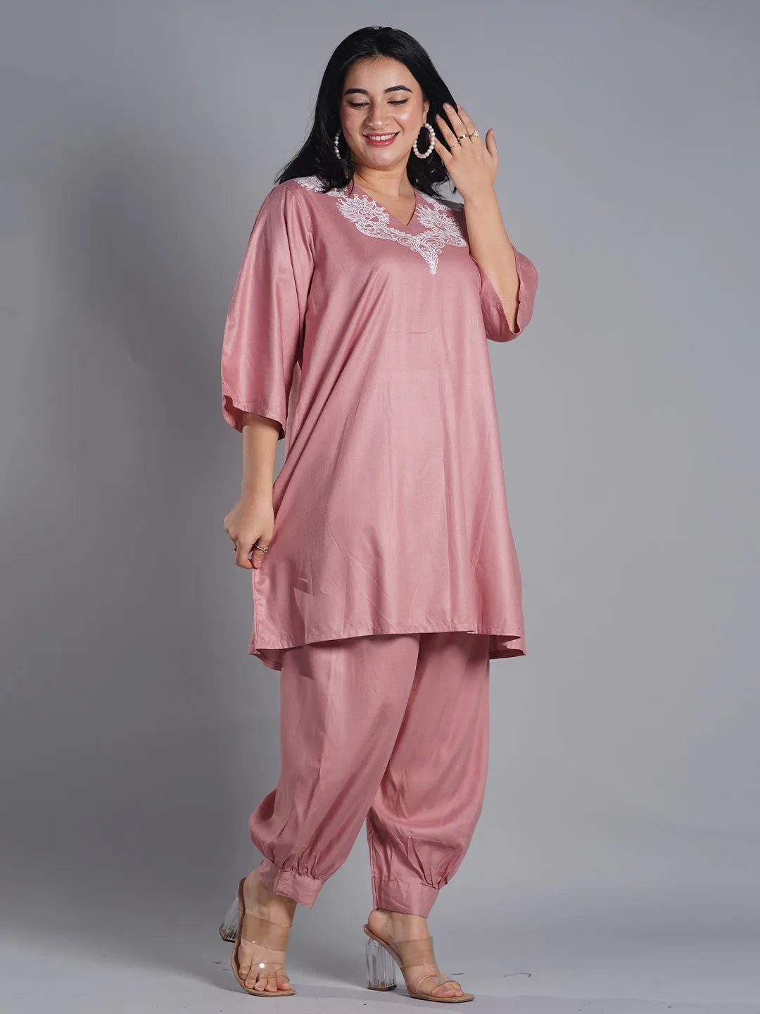 Blush Rayon AfghaniSalwar