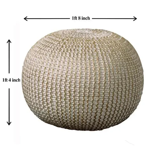 Bone Gold LR08125 Pouf