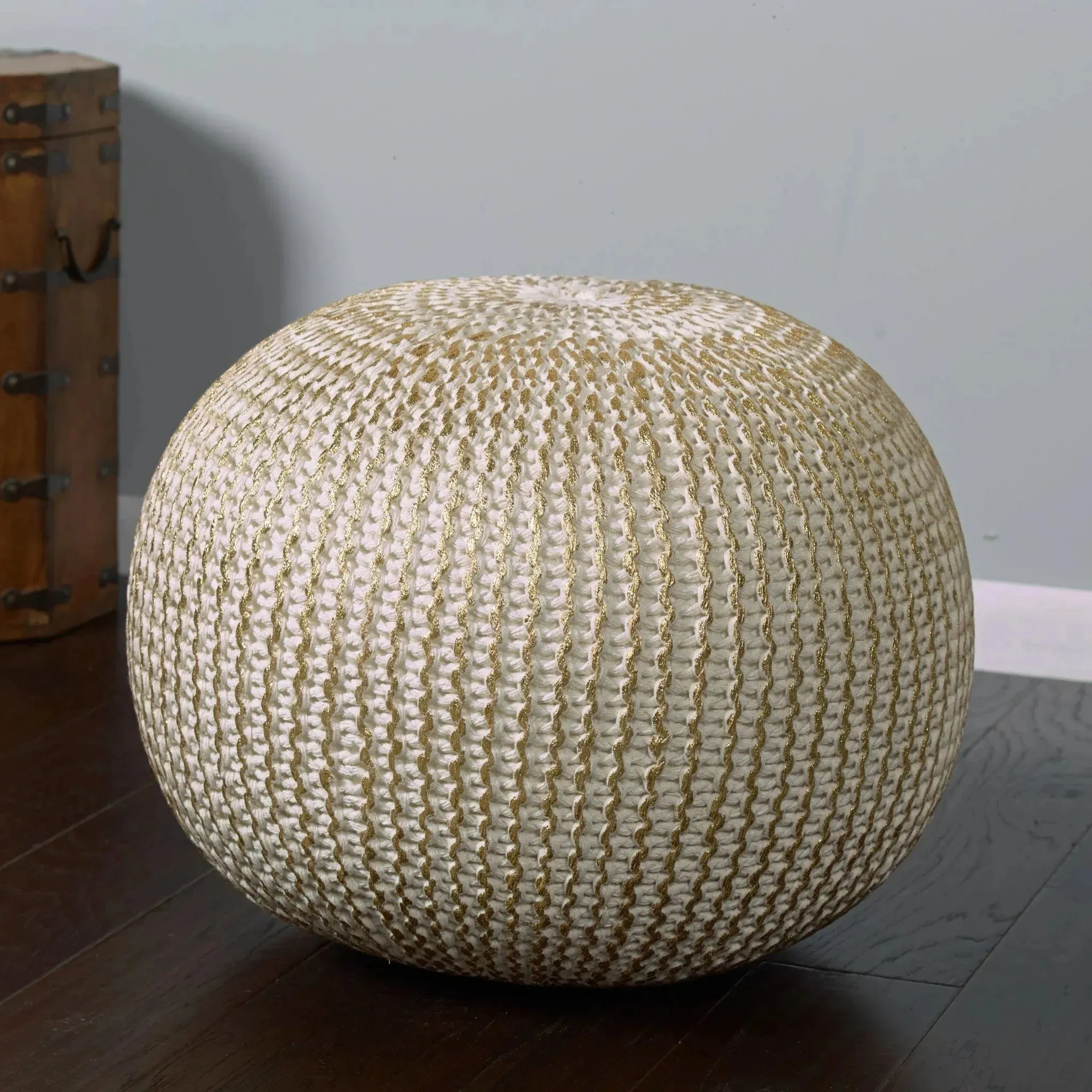 Bone Gold LR08125 Pouf