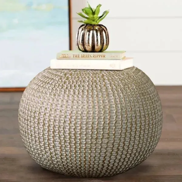 Bone Gold LR08125 Pouf