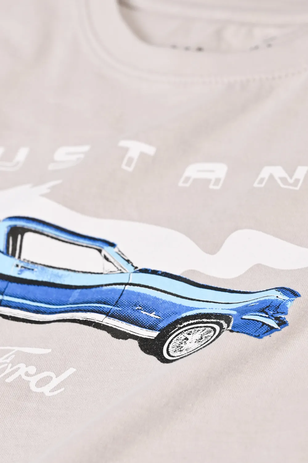 BOYS MUSTANG PRINT TEE