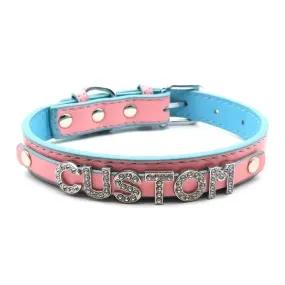 Bubblegum Trans Color Custom Collar