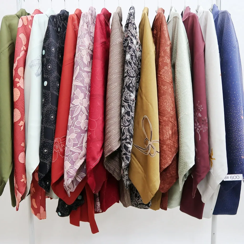 Bundle 15pcs Silk Haori Jacket Wholesale Bulk Free Shipping #600