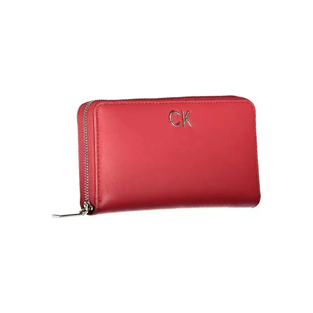 Calvin Klein Red Polyethylene Women Wallet